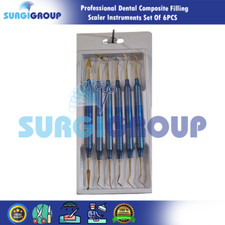 Professional Dental Composite Filling Scaler Instruments Set Of 6PCS
