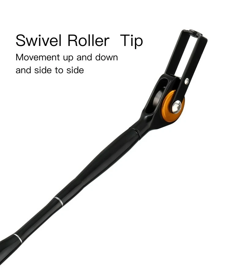 Deep Sea Heavy Roller 5'6" 50-210lb Overhead Game Fishing Bent Butt Trolling Rod — 第 2/4 张图片