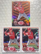 2023 Topps Update #US79 Matt Reynolds ORANGE & BLACK PARALLEL SP (+Base)