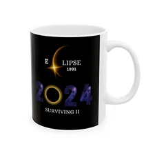 Solar Eclipse 2024 Mug USA Solar Eclipse - Surviving II Coffee Mug 11oz
