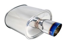 Megan Racing Universal Exhaust Muffler M-vo 3 Titanium Burn Tip Turbo Na Jdm