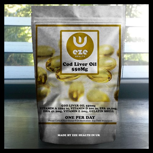 COD LIVER OIL 1000 CAPSULES HIGH STRENGTH OMEGA 3 FOR HEART AND JOINTS