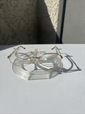 Vintage Alfred Dunhill Eyeglass Frames 802 Gold Oval NEW Made in France