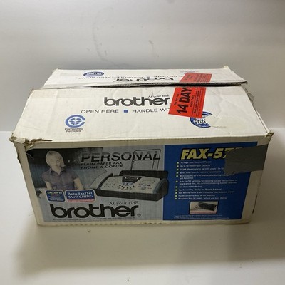 Brother FAX-575 Personal Fax Machine & Printer Copier 2004 Vintage Open Box