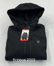 Spyder Women's Full Zip Hooded With Pockets Jacket, Black, Size M