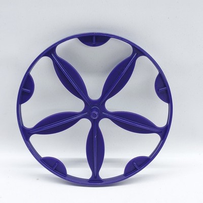 Tupperware Quick Shake Mixer Shaker Clear Round Mixing Wheel Only 846 Blue