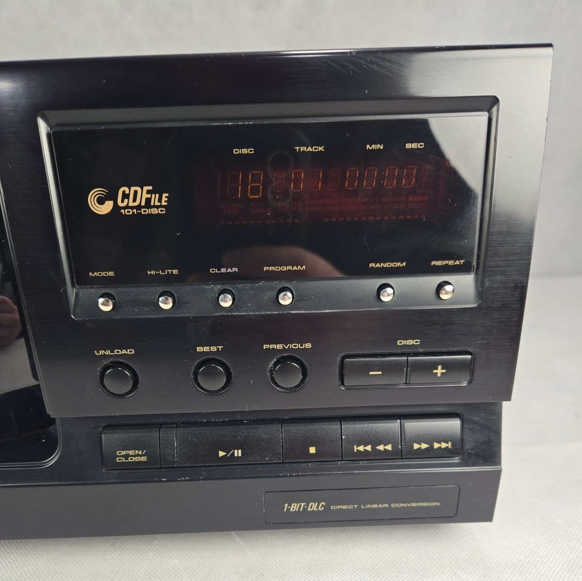 Pioneer PD-F907 101-Disc CD Changer Player Carousel TESTED WORKS