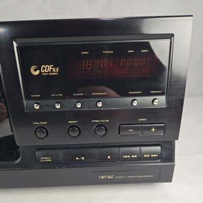 Pioneer PD-F907 101-Disc CD Changer Player Carousel TESTED WORKS