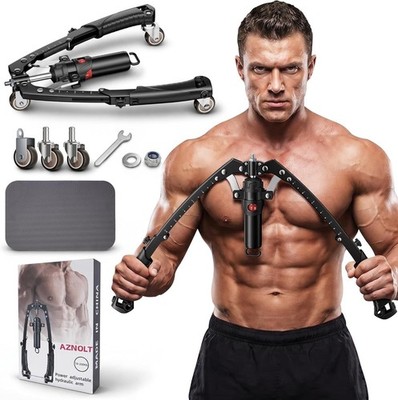 Muscle Trainer & Ab Roller | Home Gym Strength and Core Training Equipment, F...