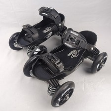 Skorpion Quadline Urban Street Skates Adjustable Size Small All-Terrain Black