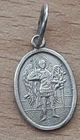 ORTHODOX Body Icon Pendant STERLING SILVER 925 Ag Arch Angel St Mikhail Prayer