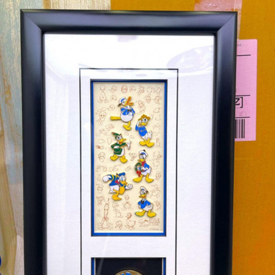 限定品 レア★ドナルドダック 65周年　スタンプアートギャラリー Limited Edition Rare Donald Duck 65th Anniversary Stamp Art