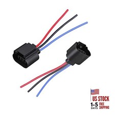 9008 H13 Socket Female Adapter Wiring Harness Wire for H13LL Headlights Lamps