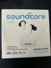 Soundcore P30i by Anker Noise Cancelling Wireless Earbuds Brand New (White)