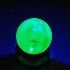 ALOX Marble Co.   Lemon - Lime Swirl   w/HOT UV      WET MINT   VHTF !