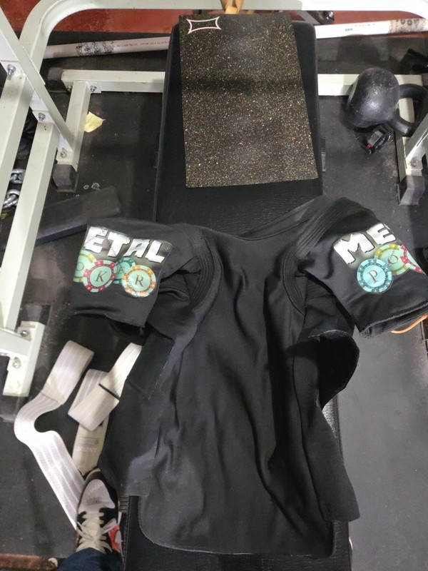 Metal Poker multi ply bench shirt