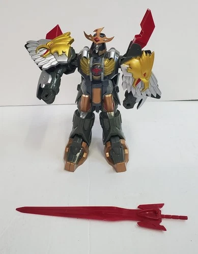 Vintage Sunco Winged Samurai Gold Eagle Transforming Robot Loose Action Figure