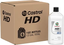 Castrol HD-30 Motor Oil, 1 Quart, Pack of 6 1 6 