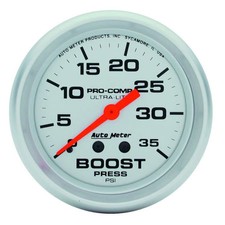 Autometer 4404 Ultra-lite Boost Gauge 2-58 35 Psi Mechanical