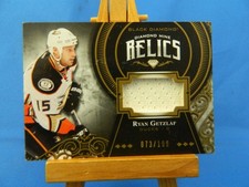 Ryan Getzlaf Black Diamond Hockey 2016-17 Diamond Mine Relics Game Used Material