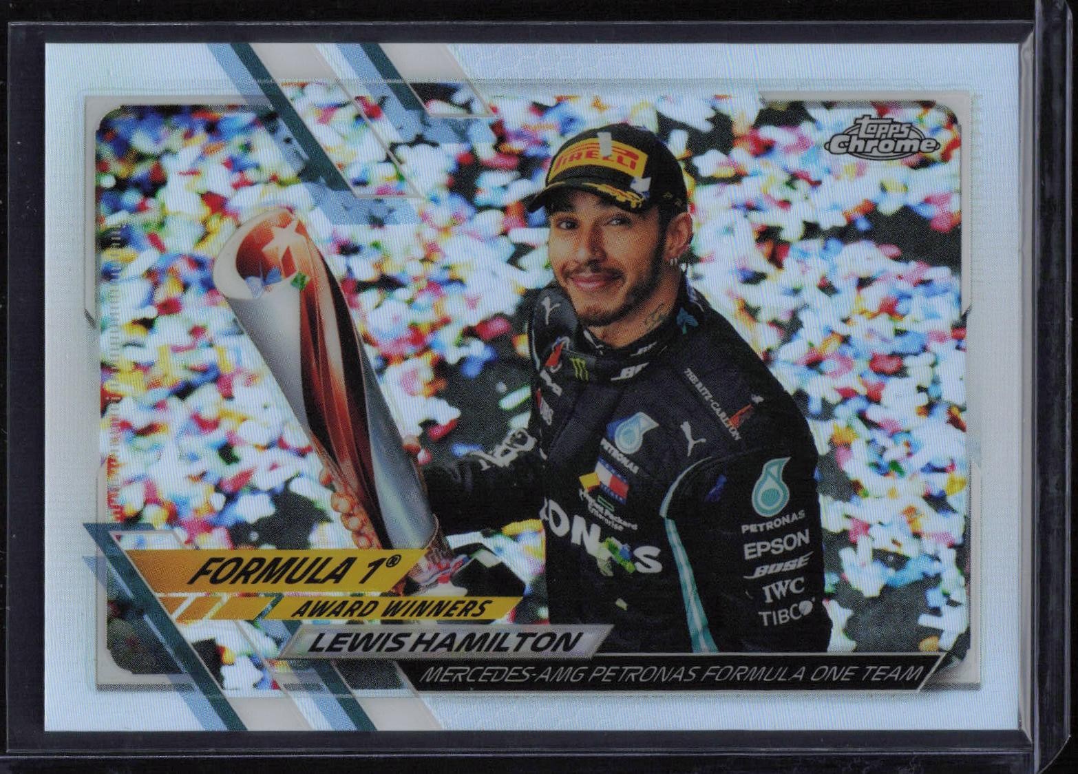 2021 Topps Chrome Formula 1 #171 Lewis Hamilton Refractor