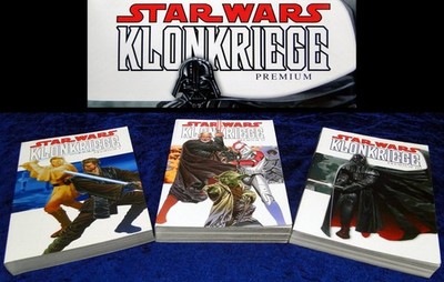 STAR WARS - KLONKRIEGE COMICS PREMIUM I II & III - 3 Softcover Bände