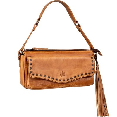 STS Ranchwear Women's Bandera Shoulder Bag, Boho Western Leather Bag (32447)