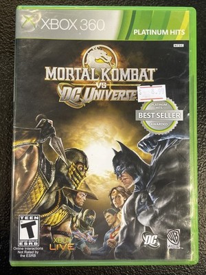 Microsoft Xbox 360 Disc Mortal Kombat vs. DC Universe CIB Complete With Manual