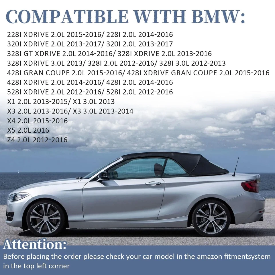 Kit de cadena de distribución del motor con cadena de transmisión de bomba de aceite compatible con BMW 228i 32... Foto 4 de 4