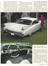 1959 Cadillac 62 Hardtop 4 Pg Color Article