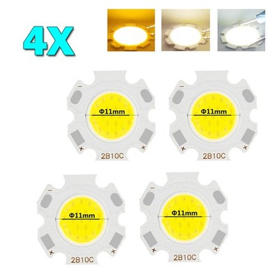 4x LED Chip COB 3W 5W 10W kaltweiß Warm Neutralweiss Power Rund Länglich Lampe