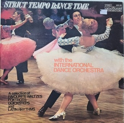 Strict Tempo Dance Time With The International Dance Orchestra 12'' Vinyl Record