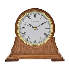Wooden Barrel Mantel Clock by Widdop & Co Traditional Home Accessory or Gift