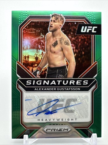 Alexander Gustafsson [Green] #SG-AGF 2021 Panini Prizm UFC Signatures card