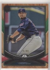 2018 Topps Tribute Green 76/99 Carlos Carrasco #84 6fs