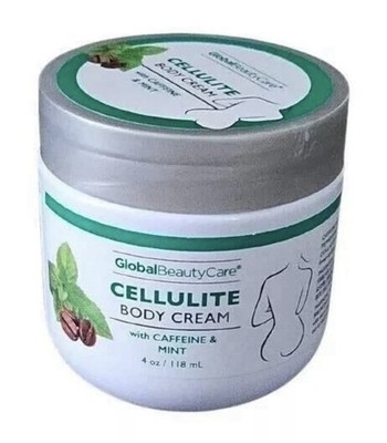 Global Beauty Care Cellulite Body Cream with Caffeine & Mint 4oz