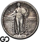 1920-D Standing Liberty Quarter *Scarcer Date* AU, Low Mintage