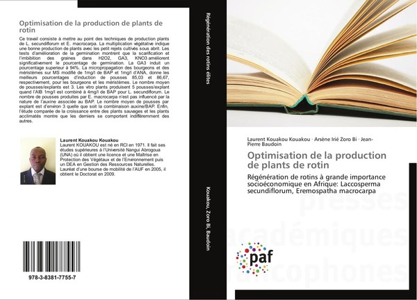Laurent Kouakou Kouakou (U. A.) | Optimisation De La Production De Plants De...-image