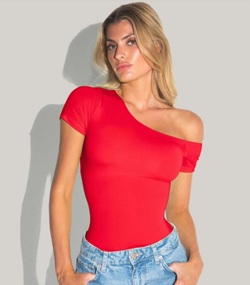 TA3 Shapey Short Sleeve One Shoulder Top sz x-large 