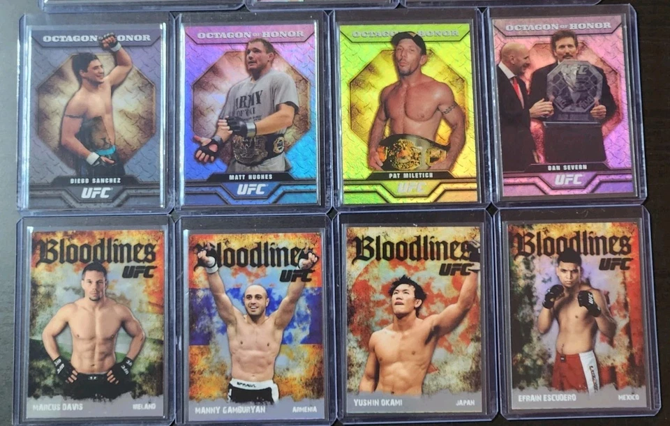 2009 UFC раунд 2 вставить лот (14) TKO Tap Out - родословные - восьмиугольник чести - Изображение 3 из 4