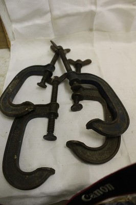 2 x Schallplatte Nr. 4 G Cramp C Klemme Schreiner Werkstatt Werkzeug 4''