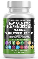Clean Nutraceuticals Saw Palmetto Pumpkin Seed Oil 90 Count Pack of 1 