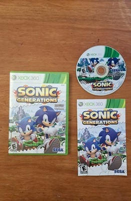 Sonic Generations (Microsoft Xbox 360, 2011) TESTED CIB
