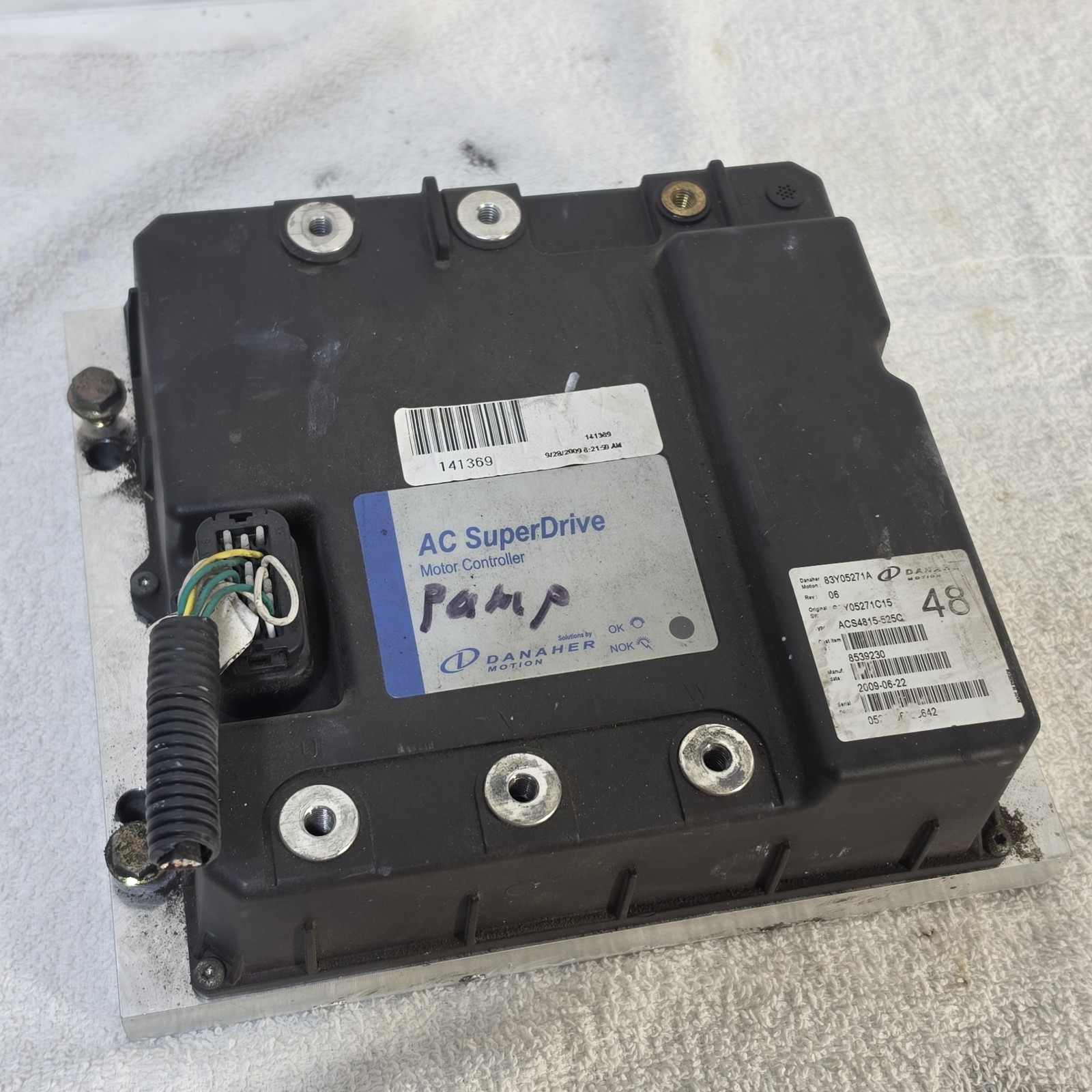 Danaher Motion ACS4815-525C AC SuperDrive Forklift Motor Controller W/ PIGTAIL