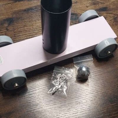 Ballistics Car Physics Demonstration Cart 7-1600-9 Metal w/ Steel Ball & String