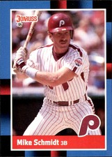 Mike Schmidt 1988 Donruss #330 Philadelphia Phillies FREE SHIPPING AutographDen