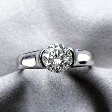 Certified 2.00Ct Diamond Solitaire Designer Ring