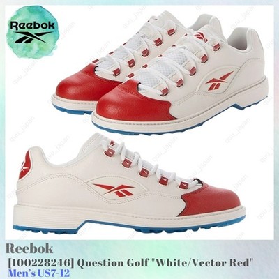 Reebok Question Golf White Vector Red 100228246 Men's US7-12 NEW