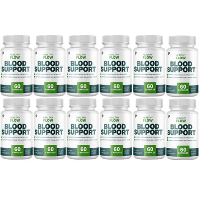 Healthy Flow Blood Support , Advanced Blood Support Formula- 5pack Genuine