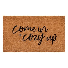 Coir Come in Cozy Up Rectangular Doormat 24" x 36" Multi Color